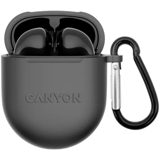 Bluetooth слушалки CANYON headset TWS-6 Black