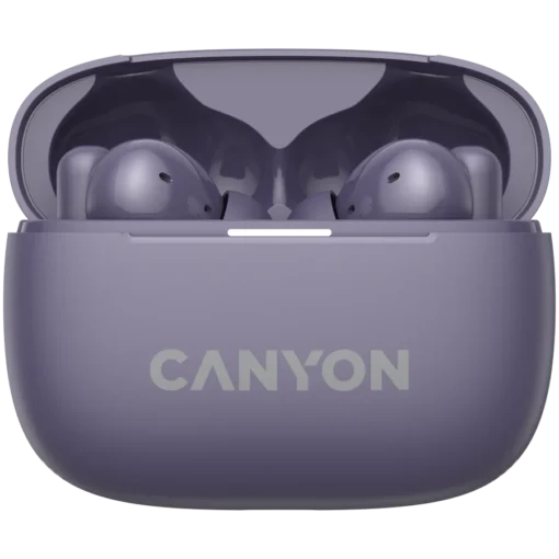 Bluetooth слушалки CANYON headset OnGo TWS-10 ANC+ENC Purple - Image 2