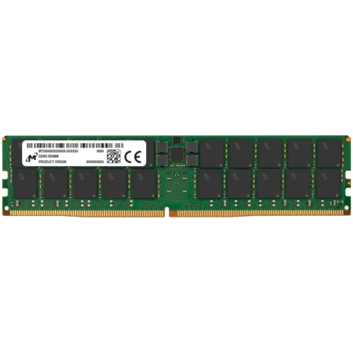 Памет за сървър Micron DDR5 RDIMM 64GB 2Rx4 4800 CL40 (16Gbit) (Single Pack) EAN: