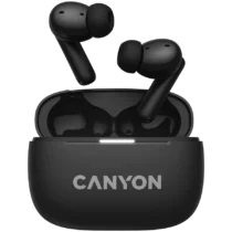 Bluetooth слушалки CANYON headset OnGo TWS-10 ANC+ENC Black