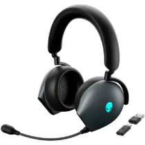 Геймърски слушалки Alienware Dual Mode Wireless Gaming Headset - AW720H (Dark Side of the