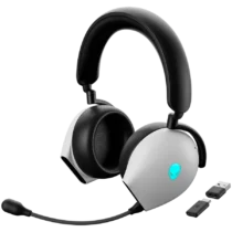 Геймърски слушалки Alienware Tri-Mode Wireless Gaming Headset AW920H (Lunar Light)