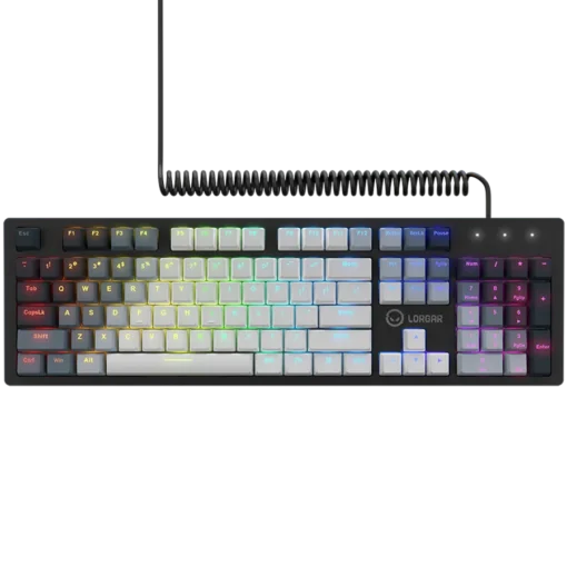 Геймърска клавиатура LORGAR Azar 514 Wired mechanical gaming keyboard RGB backlight 1680000 colour variations 18 modes k