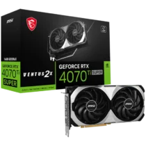 Видео карта MSI Video Card Nvidia RTX 4070 Ti SUPER 16G VENTUS 2X 16GB GDDR6X 256bit 21Gbps Memory speed Boost: 2610MHz