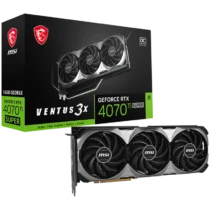 Видео карта MSI Video Card Nvidia RTX 4070 Ti SUPER 16G VENTUS 3X OC 16GB GDDR6X 256bit 21Gbps Memory speed Boost: 2640