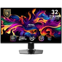 Монитор MSI MAG 321UPX QD-OLED Gaming Monitor 32" 240Hz UHD (2840x2160) 16:9 QD-OLED Anti-Reflection 0.03ms 250nits 1500