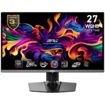 Монитор MSI MPG 271QRX QD-OLED Gaming Monitor 27" 360Hz WQHD (2560x1440) 16:9 QD-OLED Anti-Reflection 0.03ms 250nits 150