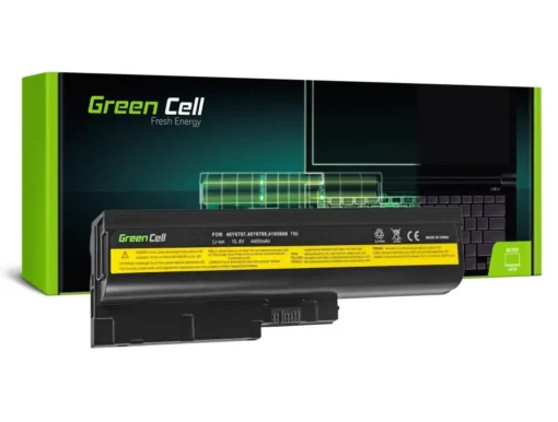 Батерия  за лаптоп GREEN CELL IBM Lenovo ThinkPad T60 T61 R60 R61 10.8V 4400mAh