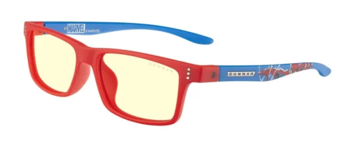 Детски компютърни очила GUNNAR Cruz Kids Large Spider-Man Edition Amber