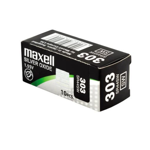 Бутонна батерия сребърна MAXELL SR44 SW/357/ 1.55V