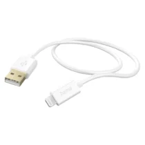 Кабел за зареждане USB-А - Lightning 1.5м бял