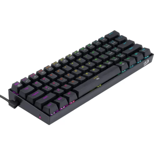 RGB механична геймърска клавиатура Redragon Dragonborn K630RGB-1-BK red