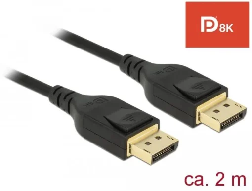 Кабел Delock DisplayPort мъжко – DisplayPort мъжко