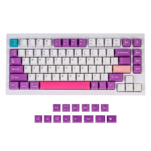 Капачки за механична клавиатура Keychron Unicorn 96-Keycap Set PBT Dye-Sub US