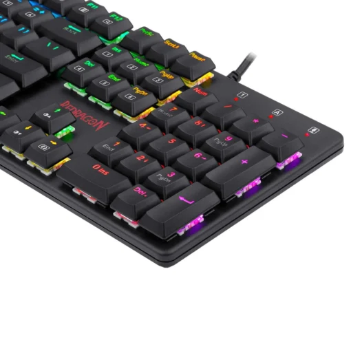 Клавиатура Redragon Shrapnel механична геймърска RGB K589RGB-BK red