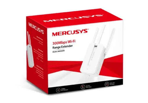 Удължител на обхват Mercusys MW300RE 300 Mbps Wi-Fi