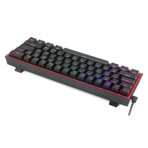 Механична геймърска клавиатура Redragon Fizz K617-RGB_RD RGB