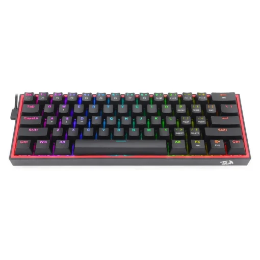 Механична геймърска клавиатура Redragon Fizz K617-RGB_RD RGB