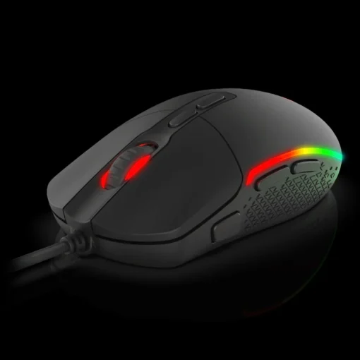 Геймърска мишка Redragon M719-RGB Invader RGB – черна