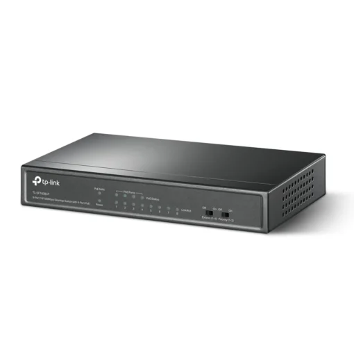 8-портов Desktop комутатор TP-Link TL-SF1008LP с 4-PoE