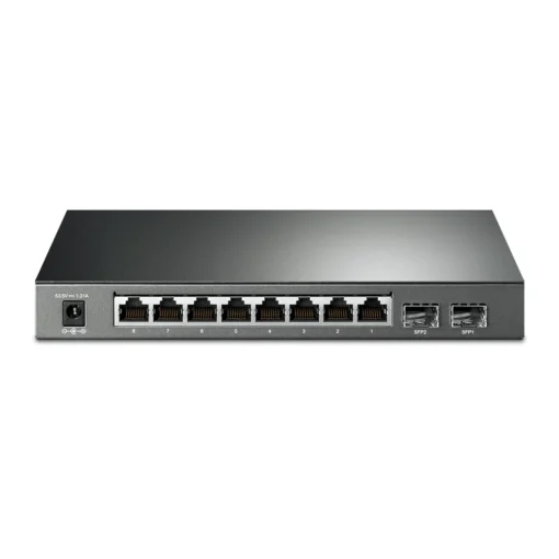 8-портов Gigabit Smart PoE+ комутатор TP-Link TL-SG2210P 2 SFP слота