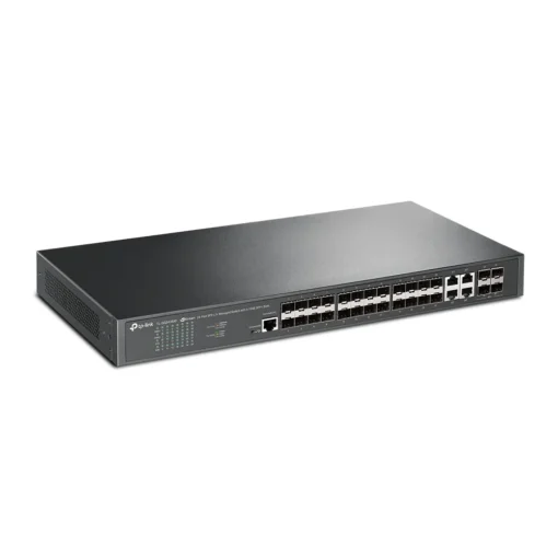 Комутатор TP-Link JetStream TL-SG3428XF 24-портов SFP L2+ управляем с 4 SFP+