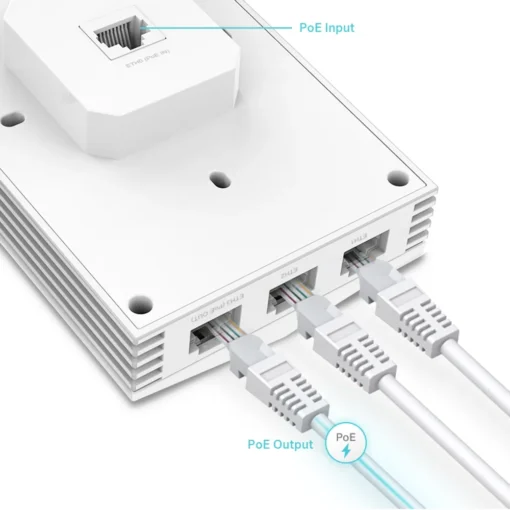 Точка за достъп TP-Link EAP655-Wall AX3000 Wi-Fi 6 за стена