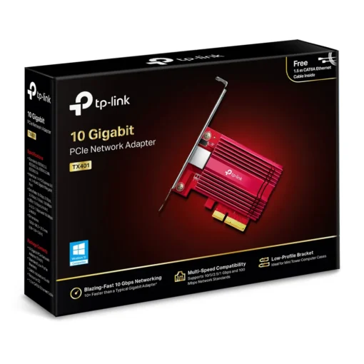 10Gbps PCI-e мрежова карта TP-Link TX401 с нископрофилна