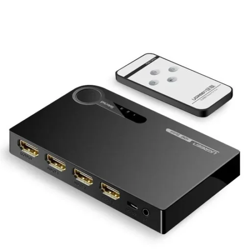 Двупосочен HDMI превключвател Ugreen 40234 – 3x HDMI 3D 4K 7.5Gbps 36bit на канал –