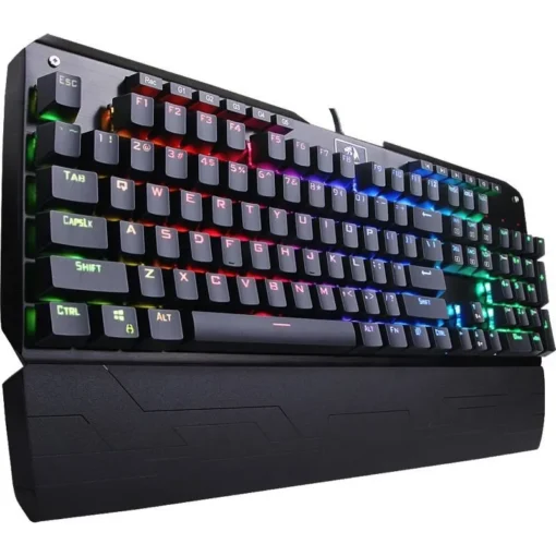 Клавиатура Redragon Indrah механична геймърска RGB K555-BK Blue