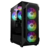 Gamdias кутия Case ATX - AURA GC1 Elite - Mesh RGB Tempered Glass