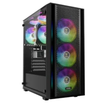 Gamdias кутия Case ATX - AURA GC2 Elite - Mesh RGB Tempered Glass