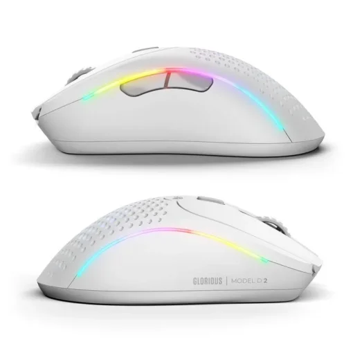 Геймърска мишка Glorious Model D 2 Wireless - Matte White - Image 3