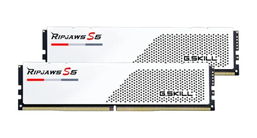 Памет за компютър G.SKILL Ripjaws S5 White 32GB(2x16GB) DDR5 5200MHz