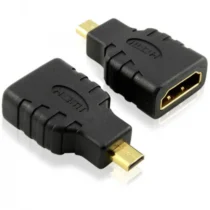 Адаптер (преходник) Преходник DeTech HDMI F - Micro Hdmi M Черен -