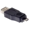 Адаптер (преходник) Преходник No brand USB AF към Micro USB 5P M Черен -