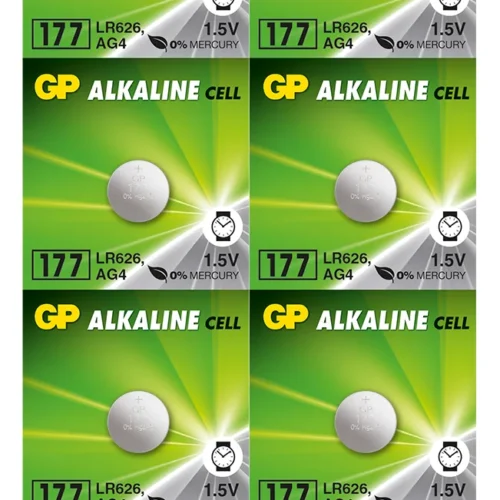 Бутонна алкална батерия GP177 LR-626/ 10 бр./pack цена за 1 бр./ AG4 1.55V