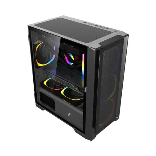 1stPlayer кутия Case mATX – TRILOBITE T4 Mesh Black