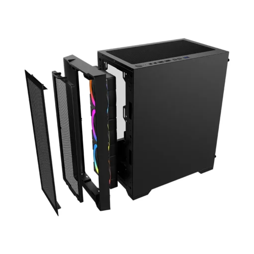 1stPlayer кутия Case mATX – TRILOBITE T4 Mesh Black