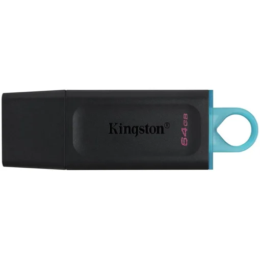 USB памет Kingston 64GB USB3.2 Gen 1 DataTraveler Exodia (Black + Teal) EAN: 740617309829