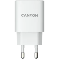 Зарядно за мобилен телефон CANYON charger H-20-04 PD 20W QC 3.0 18W USB-A USB-C