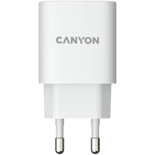 Зарядно за мобилен телефон CANYON charger H-20-04 PD 20W QC 3.0 18W USB-A USB-C