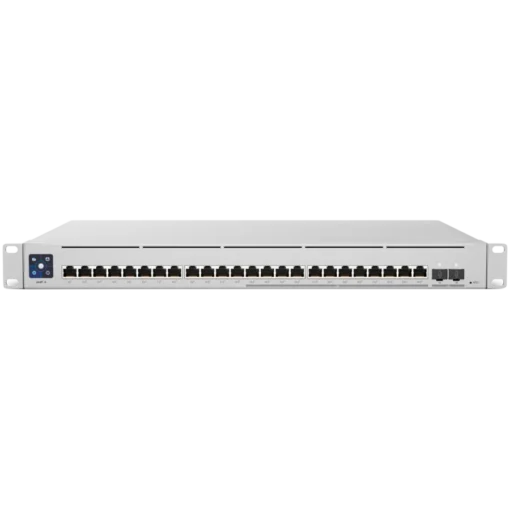 Kомутатор UBIQUITI Enterprise 24 PoE; (12) 2.5 GbE (12) GbE; all PoE+ ports; (2) 10G SFP+ ports; 400W total PoE availabi