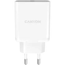 Зарядно за мобилен телефон CANYON chatger H-24 QC 3.0 24W USB-A White