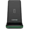 Зарядно за мобилен телефон CANYON wireless charger WS-304 15W 2in1 Black