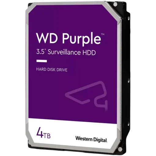 Хард диск HDD Video Surveillance WD Purple 4TB CMR 3.5 256MB SATA 6Gbps TBW: 180