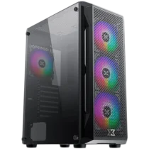 Кутия за компютър Xigmatek Gaming X EN46621 ATX/M-ATX/Mini ITX USB3.0x1+USB2.0x2 Metal FP & Left TG 4PCS X24F Fixed RGB