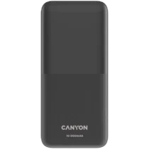 Външна батерия CANYON power bank PB-1010 10000 mAh PD 22.5W QC 3.0 Black