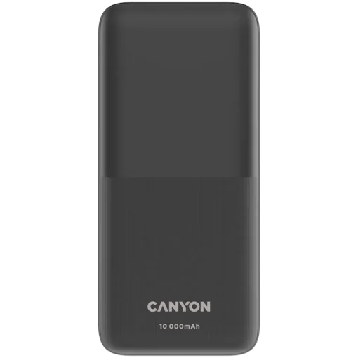 Външна батерия CANYON power bank PB-1010 10000 mAh PD 22.5W QC 3.0 Black