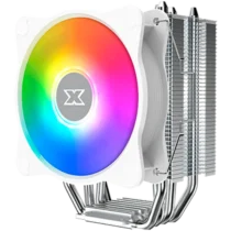 Охладител за процесор Охладител Windpower 964 RGB Arctic EN47604 White Top Fin 92mm White RGB PWM Fan Single Rainbow LED